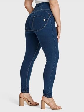 Freddy WR.UP Curvy High Waisted Denim Jeans Zip Front Skinny Booty Lift xxs (0)